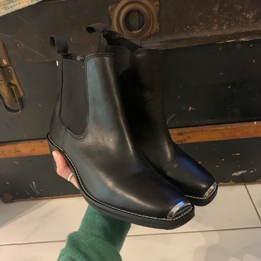 Urban outfitters black booties